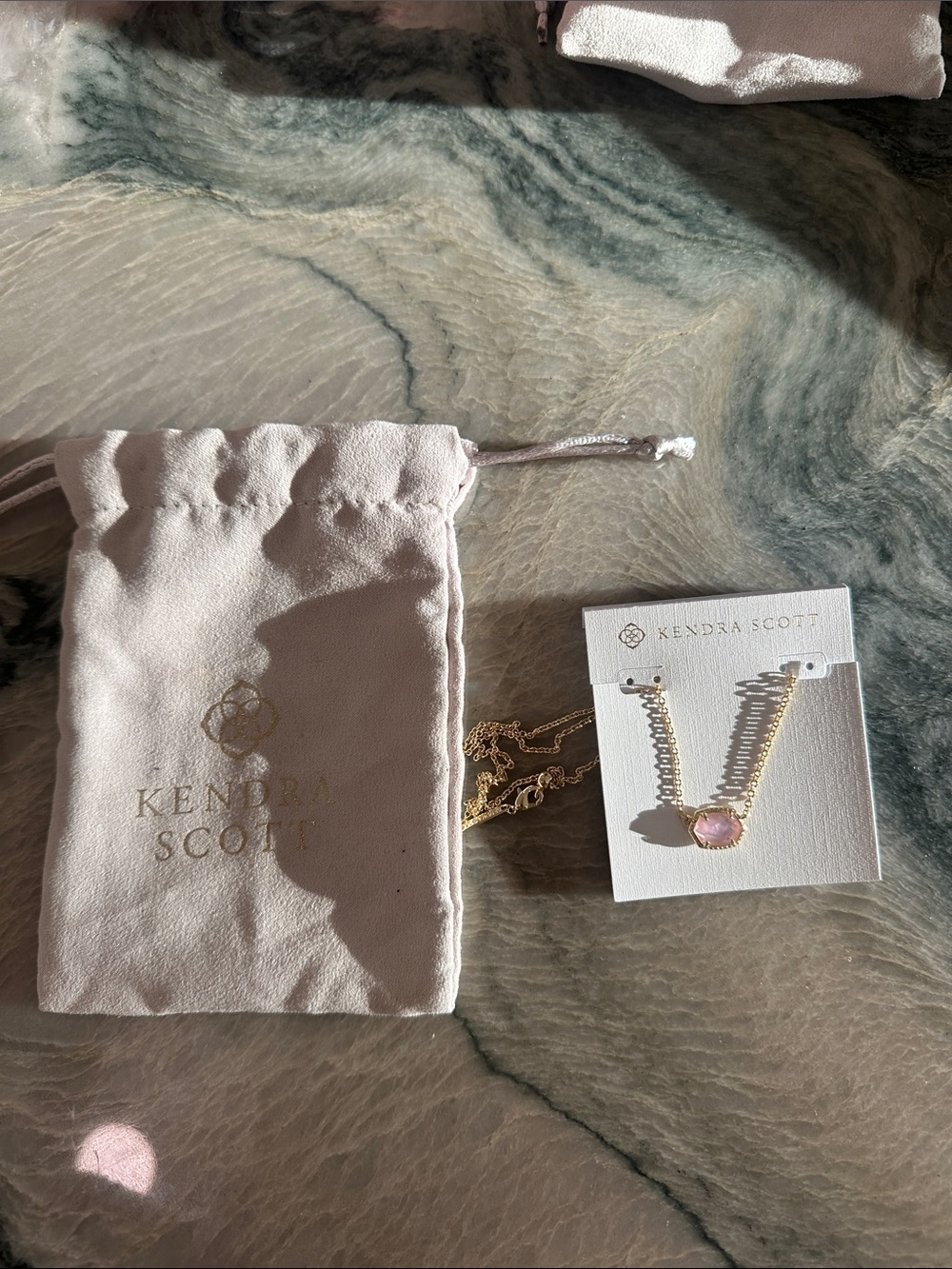 Necklace with pouch
